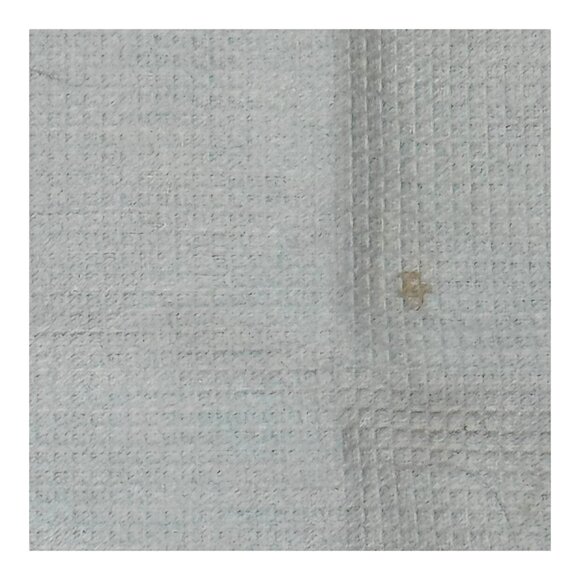 Vintage Cotton Tea Towel Embroidered Rooster Red Crochet Striped Edge Kitchen - Picture 3 of 8